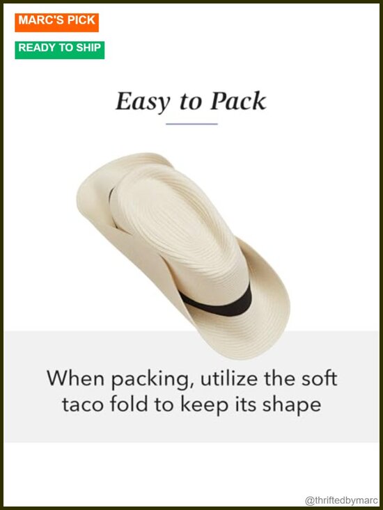UPF 50+ Packable Fedora, Adjustable, Petite, Travel Hat main image 5